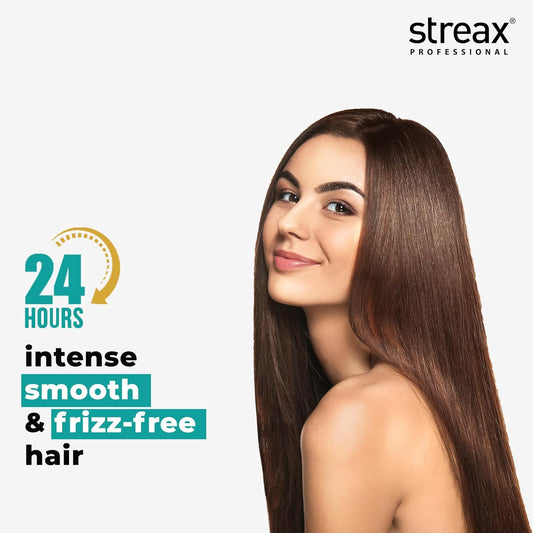Streax Professional Vitariche Gloss Hair Serum 125ml – Anti Frizz Serum for Dry & Curly Hair | Vitamin E & Macadamia Oil | For Men & Women