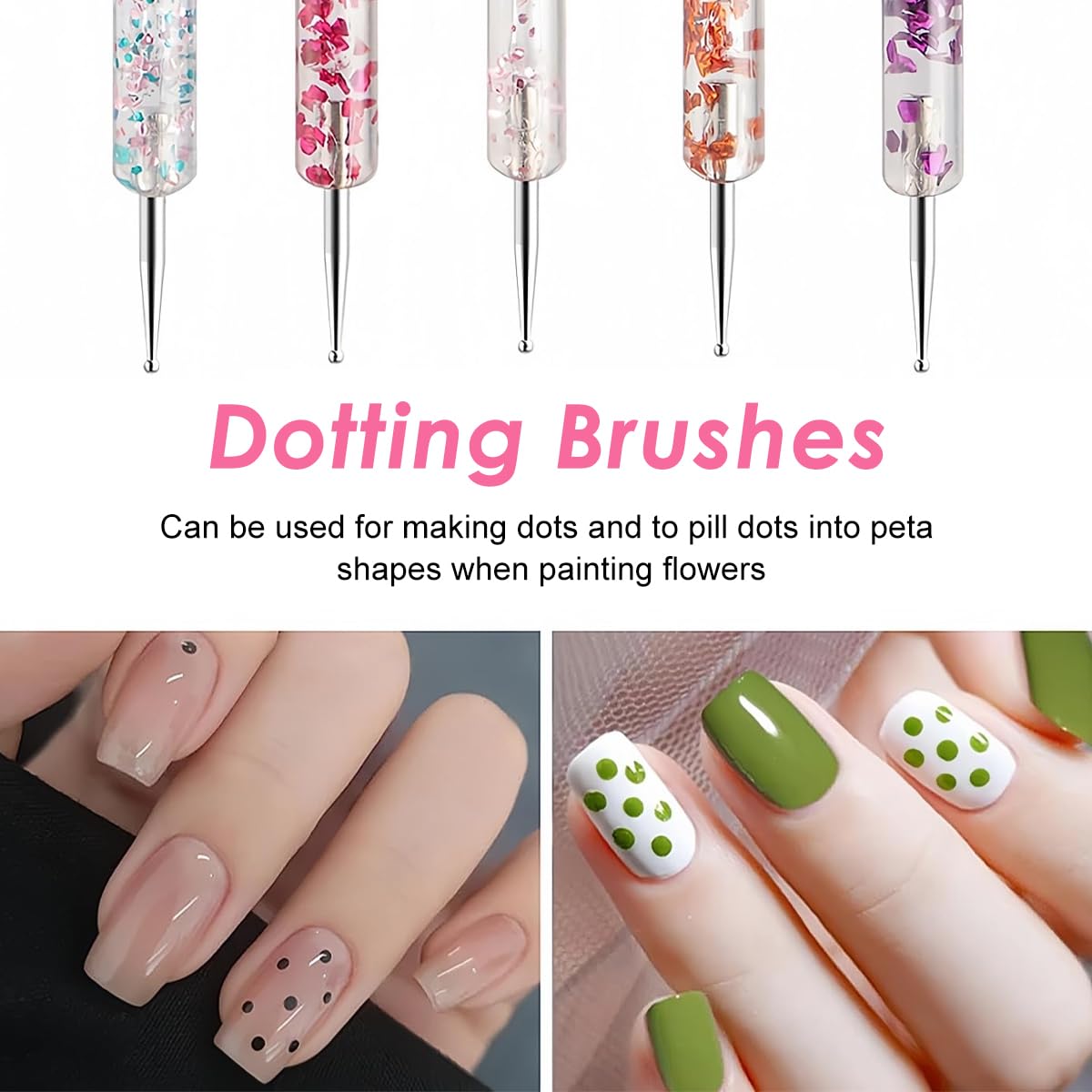 Nail Art Tools Kit - Set of 10