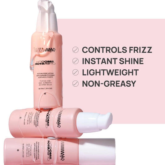 Sammmm Smooth Operator Hair Serum 50ml – Frizz Free & Shine Restoring | Aloe Vera, Sea Satin & Vitamin E | Vegan, Sulphate-Free, Non-Greasy