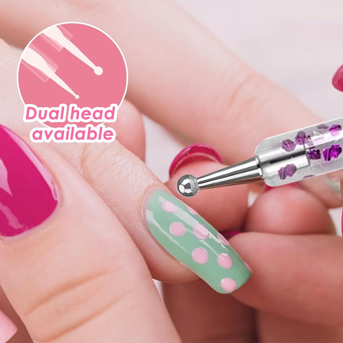 Nail Art Tools Kit - Set of 10