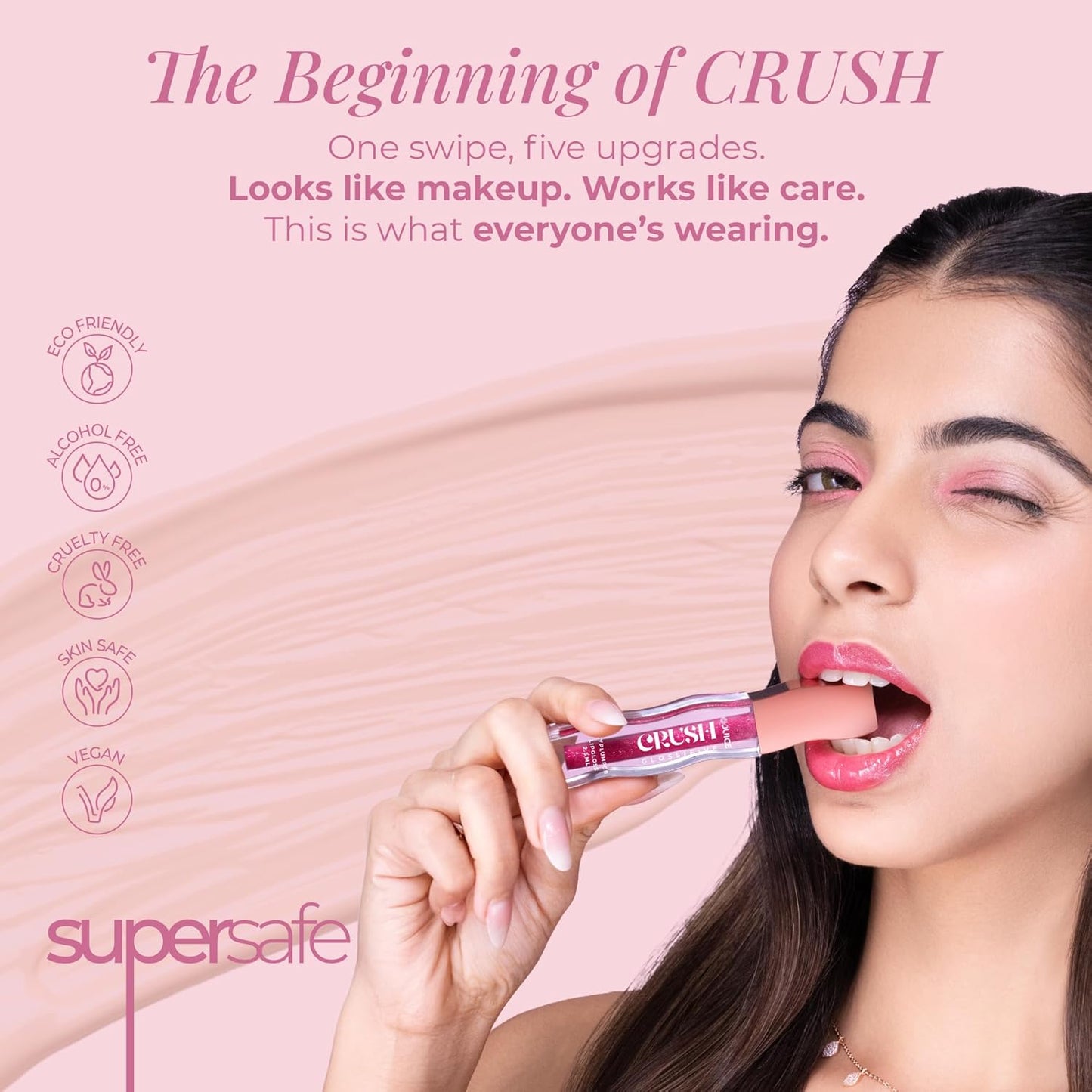 Glossy Tinted Lip Gloss - Pack of 4