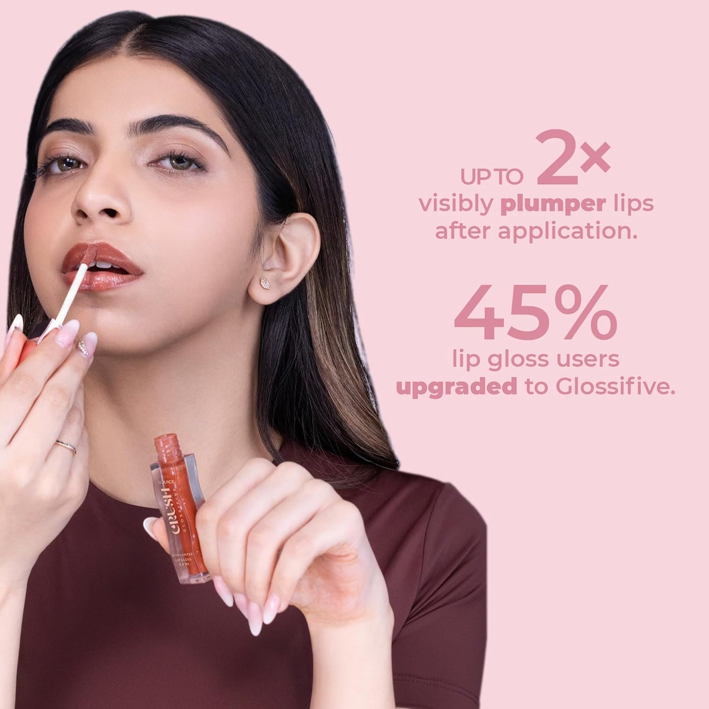 Glossy Tinted Lip Gloss - Pack of 4