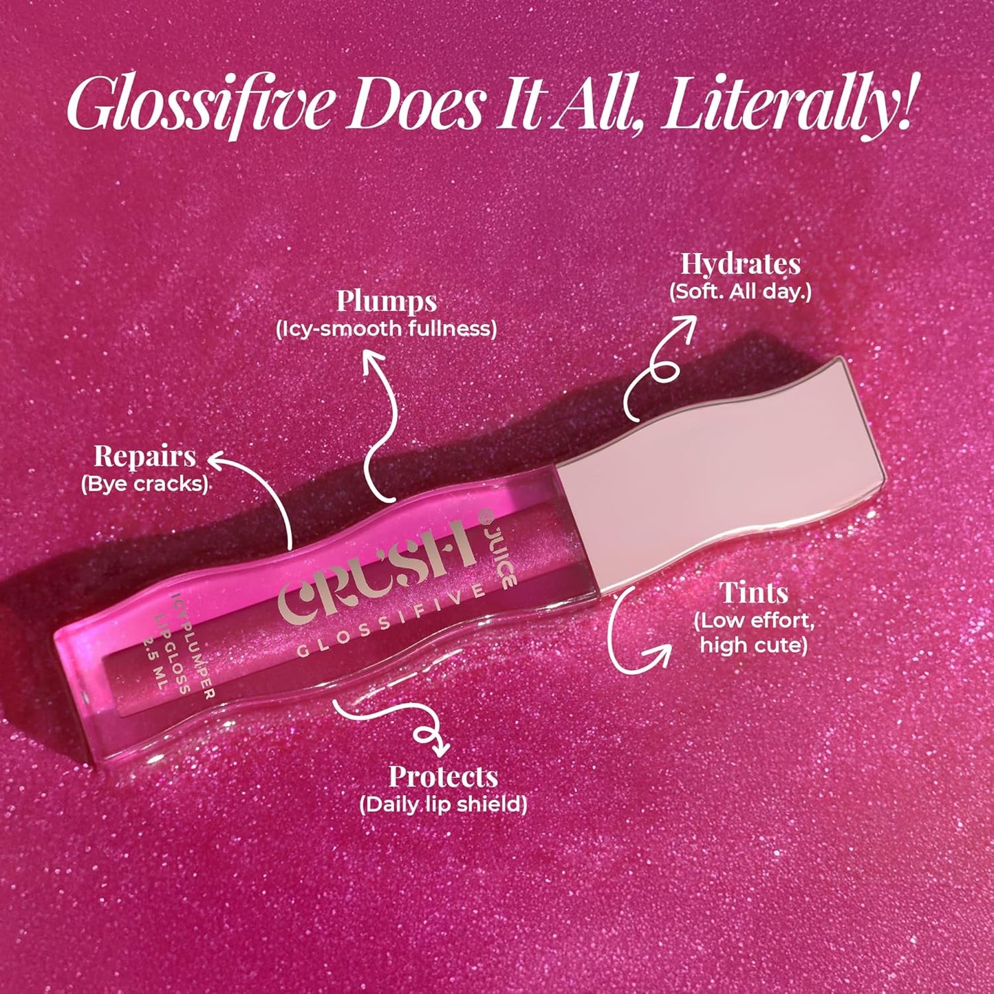 Glossy Tinted Lip Gloss - Pack of 4