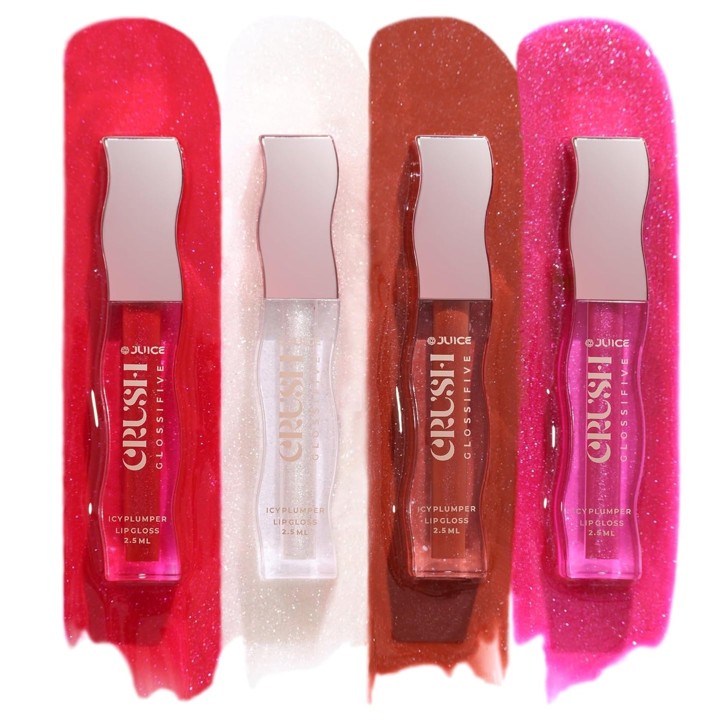 Glossy Tinted Lip Gloss - Pack of 4