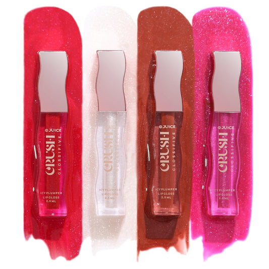 Glossy Tinted Lip Gloss - Pack of 4